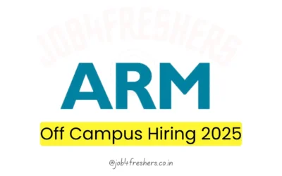ARM Off Campus 2025 Embedded Software Engineer Opportunity In Bangalore