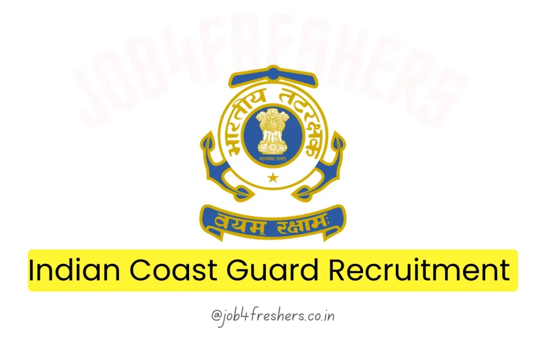 Indian Coast Guard Recruitment 2024: Assistant Commandant Opportunities | Apply Now!