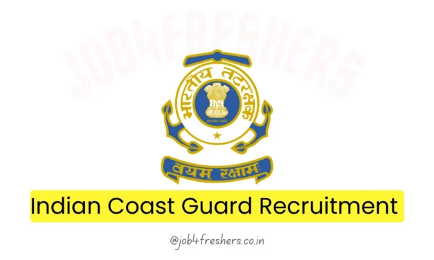 Indian Coast Guard Recruitment 2024: Assistant Commandant Opportunities | Apply Now!