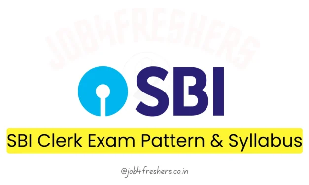 SBI Clerk Exam Pattern & Syllabus 2024: Check Now!