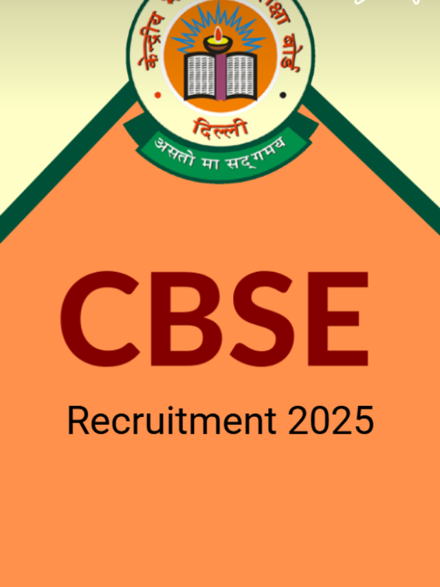 CBSE Recruitment Group B and C