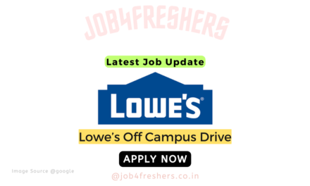 Lowe’s Off Campus Hiring Fresher For Associate Copy Editor  | Apply Now!