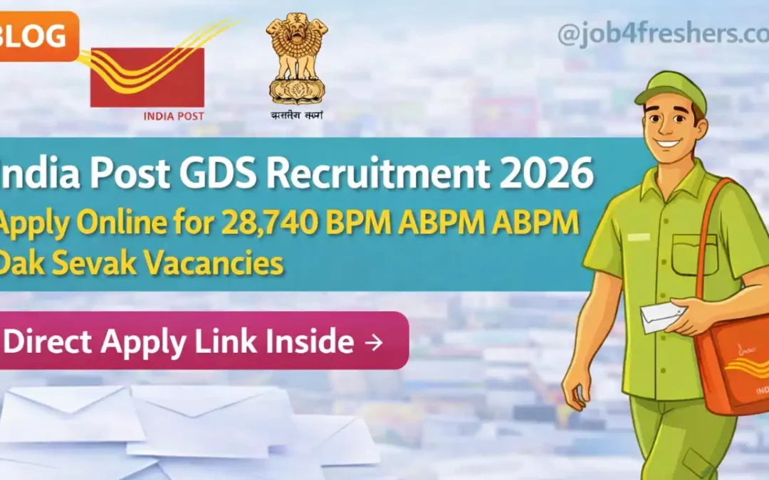 India Post GDS Recruitment 2026 Registration Starts for 28,740 Vacancies – Apply Online Now
