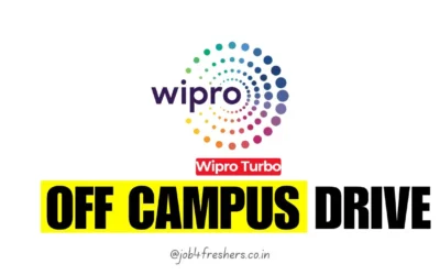 Wipro Turbo Off Campus Drive 2025 | Across India