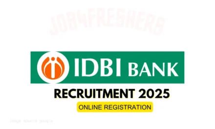 IDBI Bank Recruitment 2025 for Junior Assistant Manager Posts