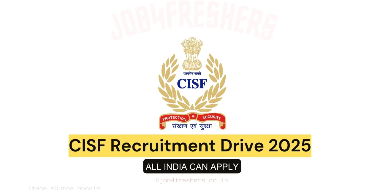 CISF Constable Tradesmen Recruitment 2025 | Apply Online