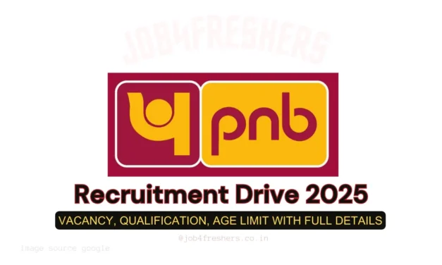 PNB Bank SO Recruitment 2025 | Great Opportunity – Apply Online for 350 Specialist Officer Posts!