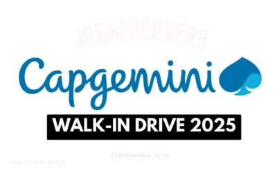 Capgemini Walk-In Drive for Voice Process | 29 March in Kolkata