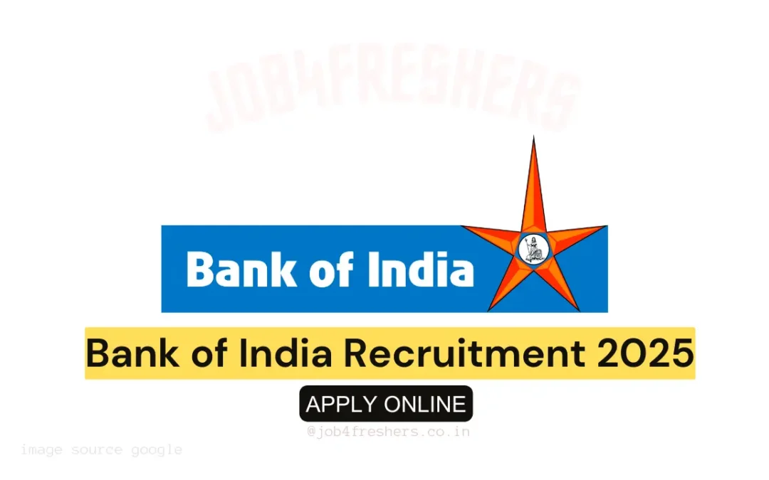 Latest Government Jobs | Sarkari Jobs with Job4Government 8 Bank of India SO Recruitment 2025 | Golden Opportunity – Notification Out, Apply Online Now!