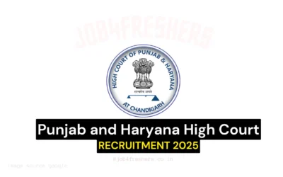 Punjab and Haryana High Court Recruitment 2025 | Apply Online for 478 Posts