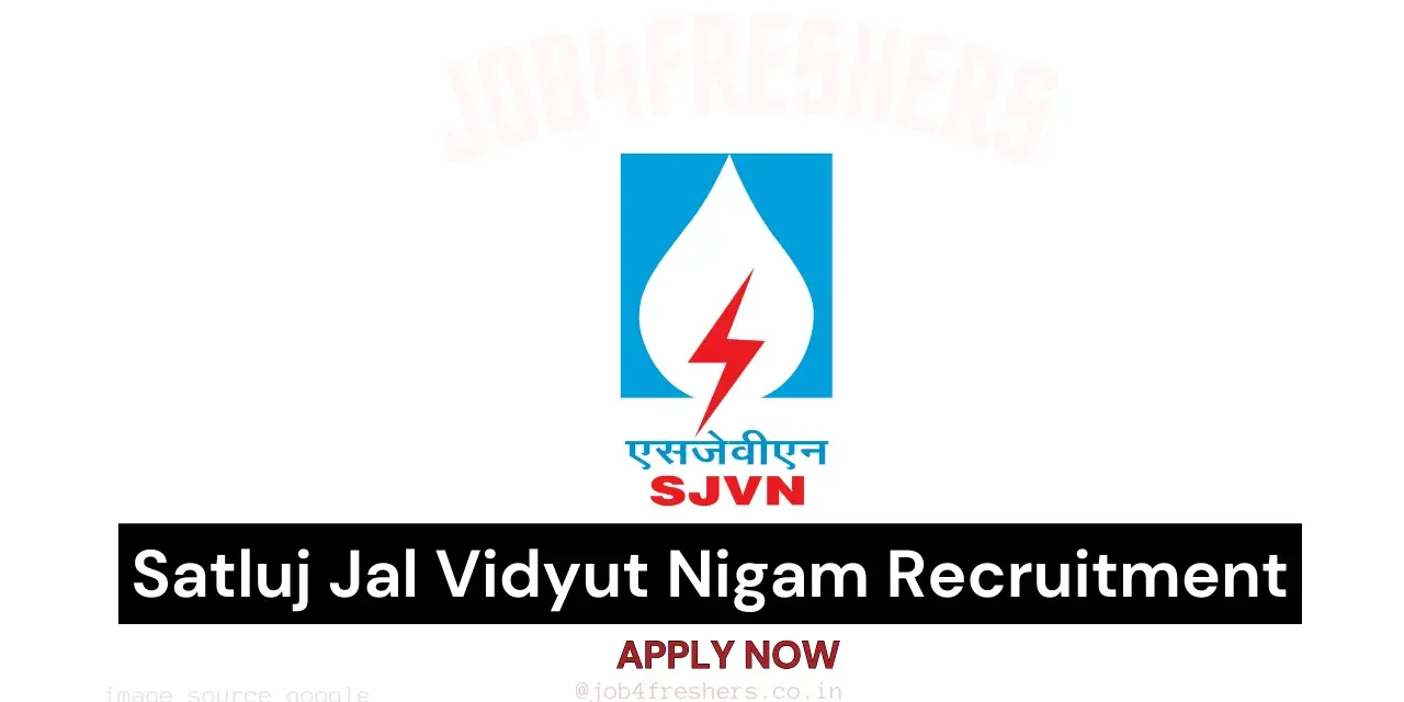 SJVN Executive Trainee Recruitment 2025 : Apply Online for Amazing 114 Posts