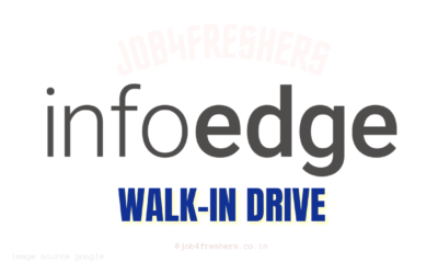 Info Edge Walk-in Drive | Noida | 17 September 2025