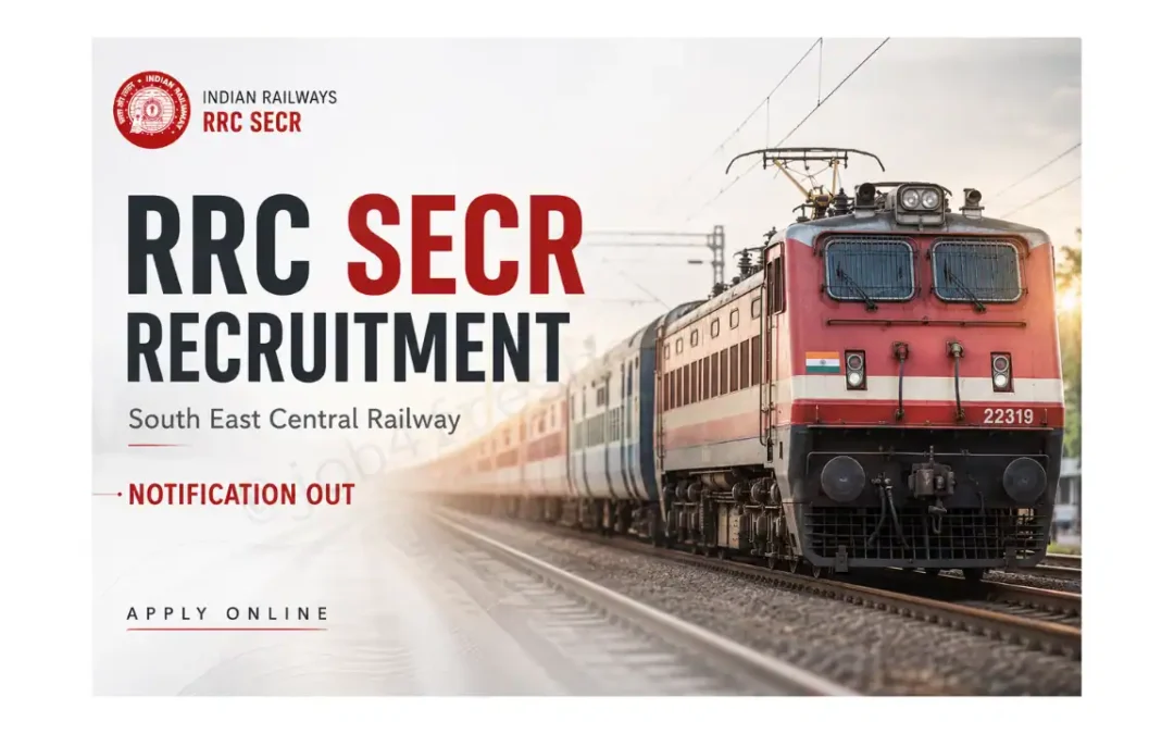 RRC SECR Apprentice Notification | South East Central Railway Recruitment 2026 | 1644 Vacancies