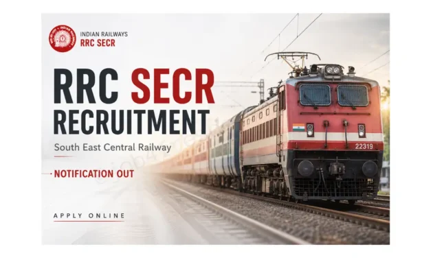 RRC SECR Apprentice Notification | South East Central Railway Recruitment 2026 | 1644 Vacancies