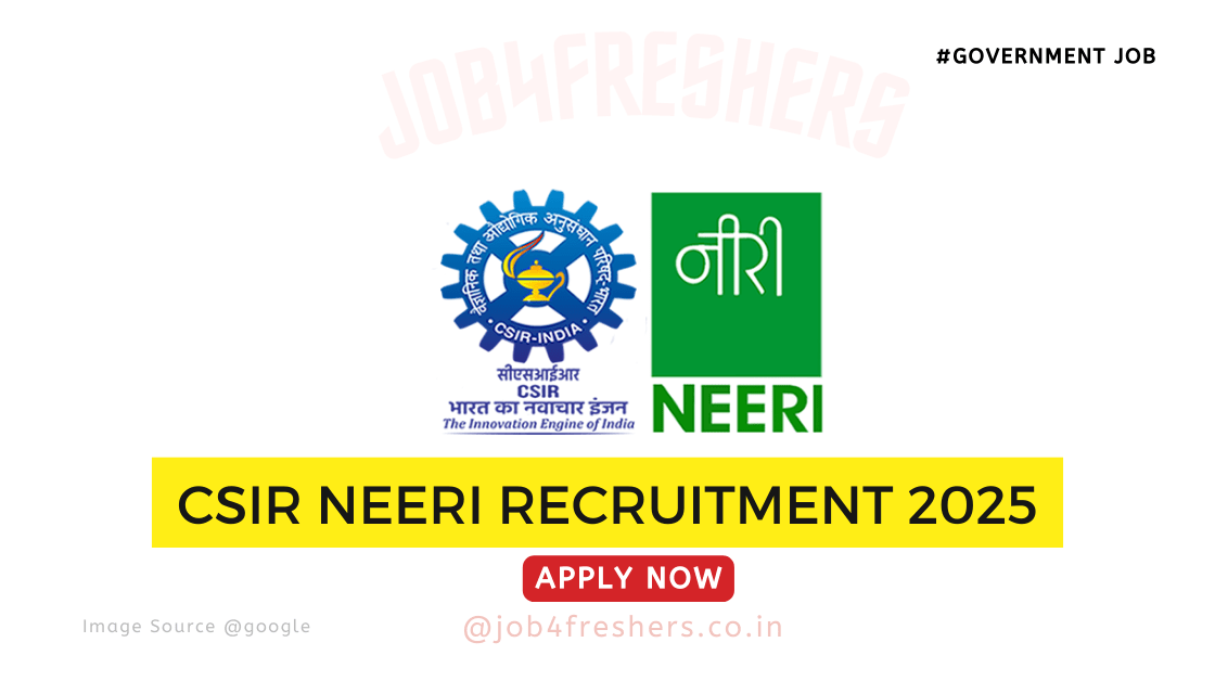 CSIR NEERI Recruitment 2025 – Exciting Opportunity! Apply Online for 33 JSA & Steno Posts