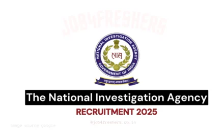 Apply Offline for NIA Recruitment | Total 98 Vacancies