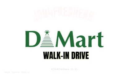 DMart Walk In Drive For Freshers | Great Opportunity!