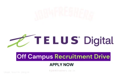 Telus Digital Off campus Job | Bengaluru location Apply Now!