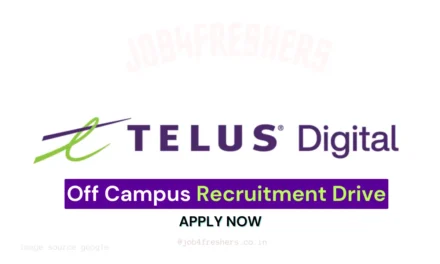 Telus Digital Off campus Job | Bengaluru location Apply Now!