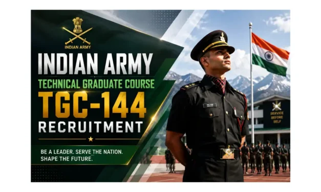 Indian Army Technical Graduate Course TGC 144 Recruitment 2026| IMA Dehradun| Apply Now!