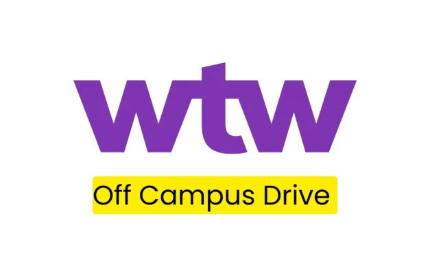 WTW Off Campus Hiring Fresher For Trainee | Gurugram