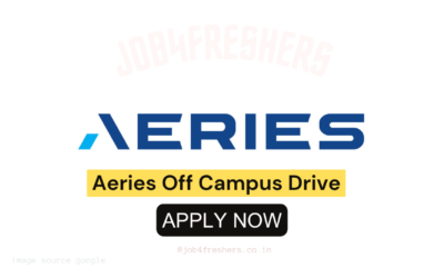 Aeries Off Campus 2025 | For Trainee Position| Freshers