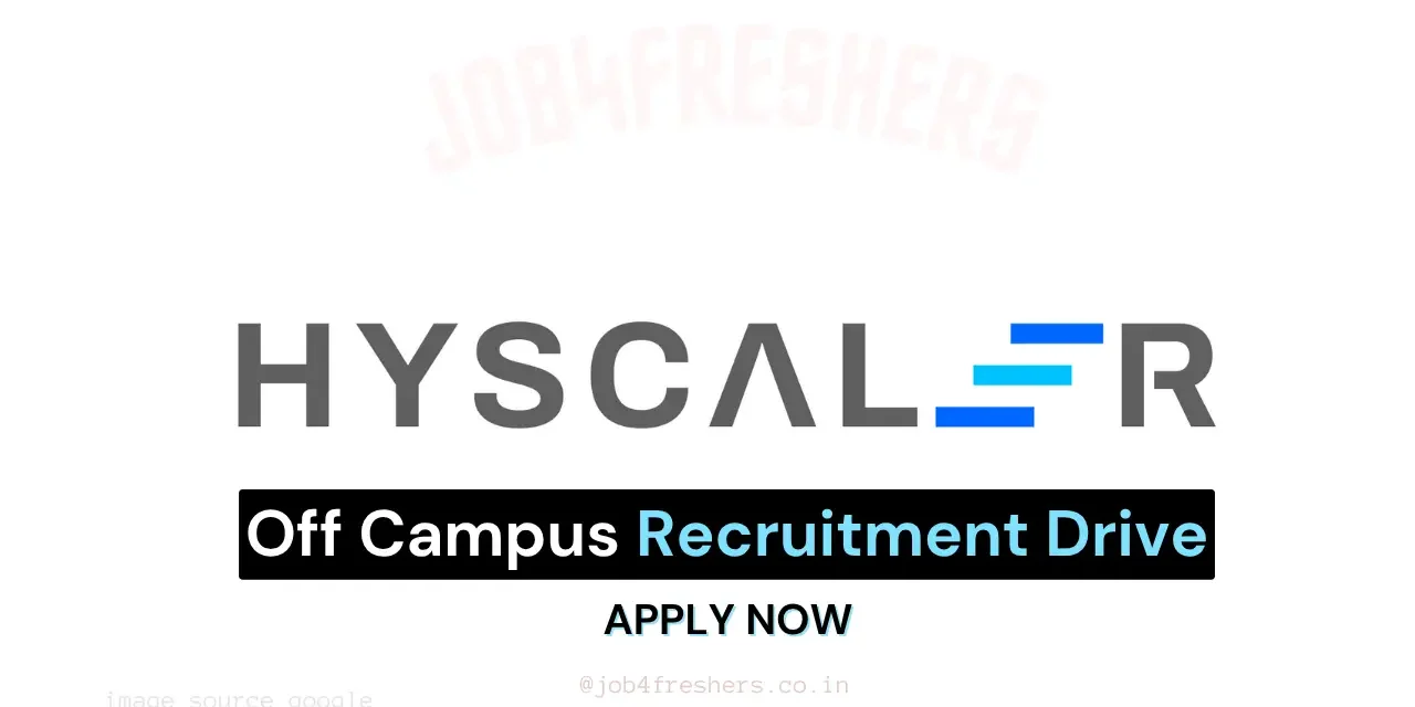 HyScaler Apprenticeship Off Campus Hiring 2025 | Apply Fast