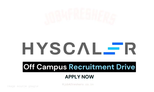 HyScaler Apprenticeship Off Campus Hiring 2025 | Apply Fast