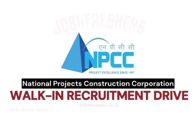 NPCC Recruitment 2025 Walk-in Drive for 45 Vacancies | Notification Out