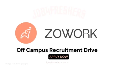 Work From Home Job Oppotunity by Zowork for Freshers