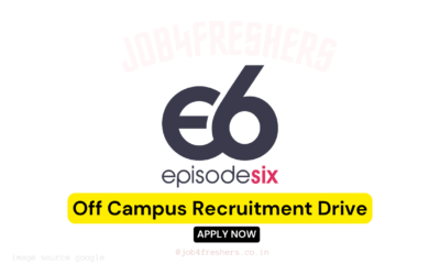 Episode Six Recruitment Drive | 2024 or 2025 batch | Graduate Trainee