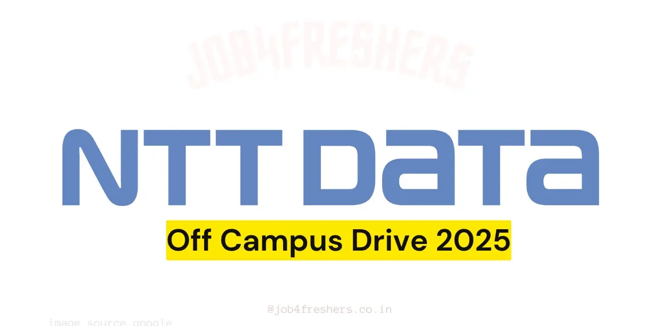 NTT Data hiring Data Scientist | Off Campus Drive 2025