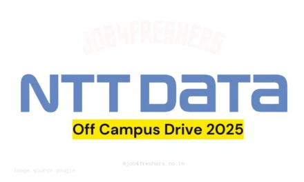 NTT Data Recruitment 2025 | Off Campus Drive | Bangalore