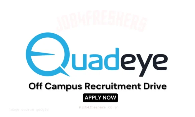 Quadeye Off Campus Drive 2025 | Great Opportunity | Apply Online
