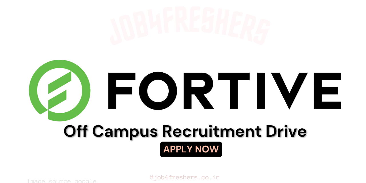 Fortive Hiring Off Campus 2025 | Hybrid Work | Apply Now