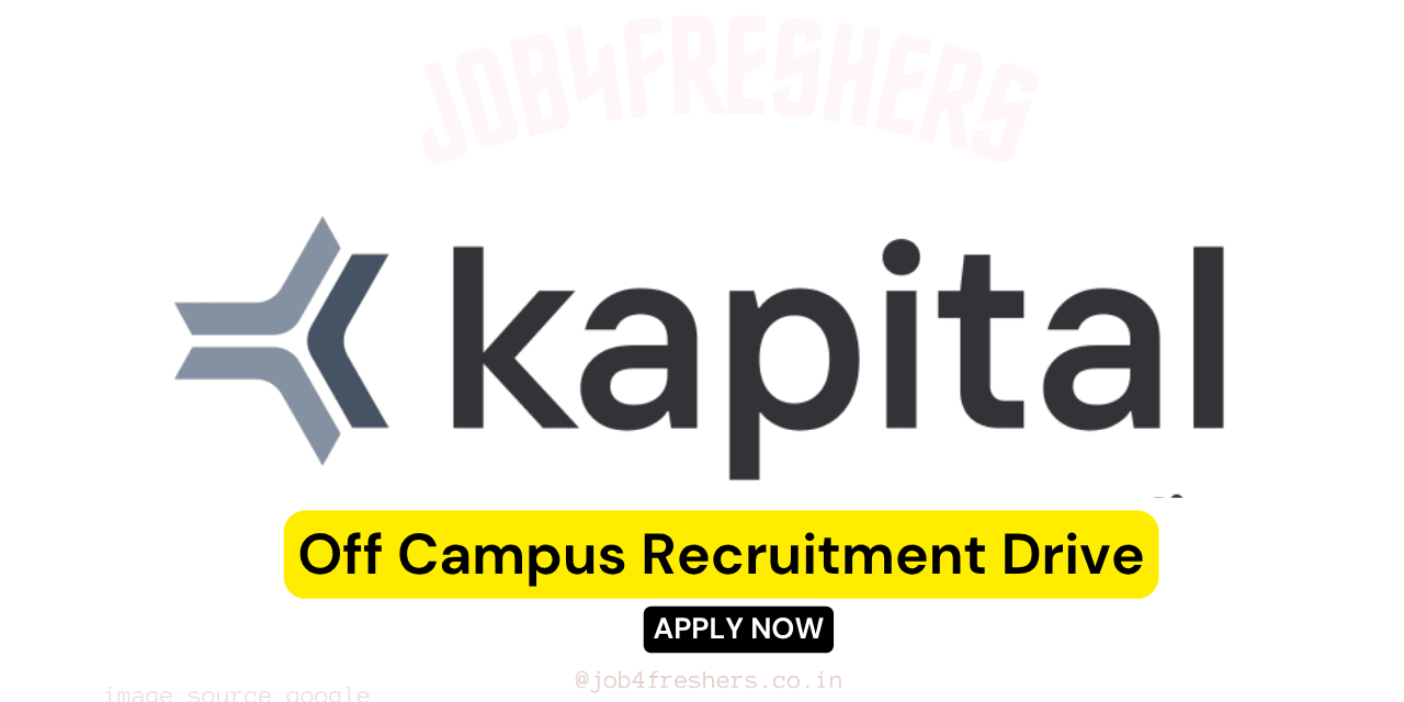 Kapital Remote Internship Opportunity for Fresh Graduates only