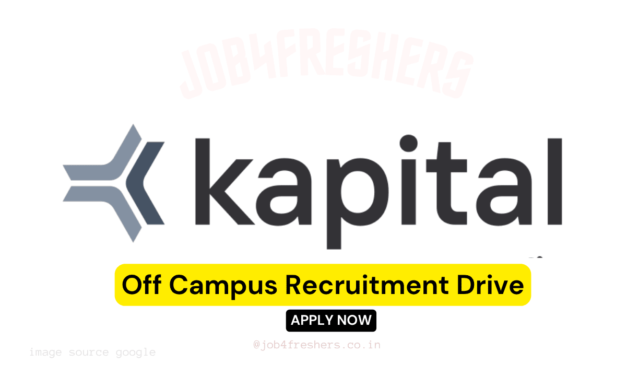 Kapital Remote Internship Opportunity for Fresh Graduates only