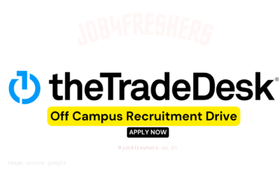 Software Engineering Internship 2026 India | The Trade Desk Off Campus Opportunity