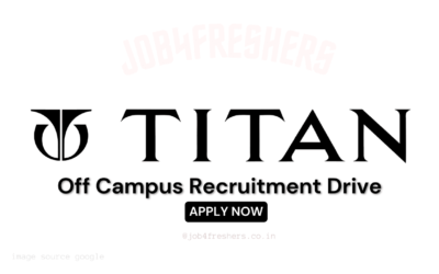 Titan Offering New Job Opportunity | Recruitment Drive 2025