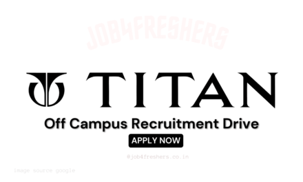 Titan Offering New Job Opportunity | Recruitment Drive 2025