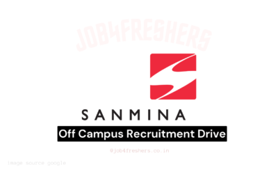 New Job Update from Sanmina | Off Campus Drive 2026