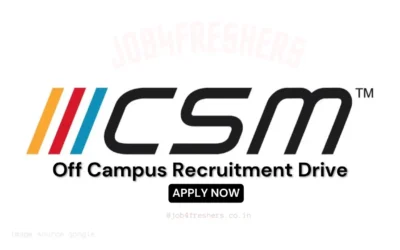 CSM Tech Recruitment 2025 | Associate Software Engineer | Apply