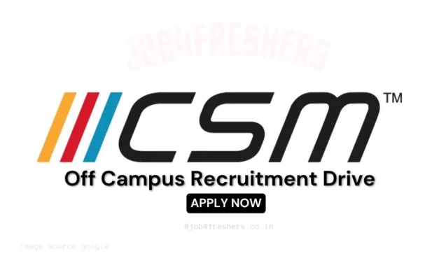 CSM Tech Recruitment 2025 | Associate Software Engineer | Apply
