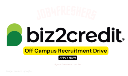 Biz2Credit New Job Opportunity | Noida | Freshers can apply