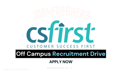 CSfirst Off Campus Drive | Software Engineer Job | Apply Now