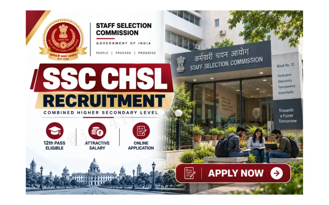 SSC CHSL Notification 2026 for 2536 Posts | Application Form, Exam Date | Apply Now!