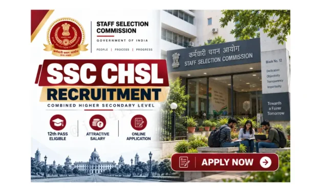 SSC CHSL Notification 2026 for 2536 Posts | Application Form, Exam Date | Apply Now!