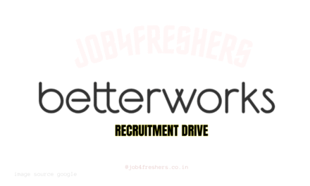  Betterworks Recruitment Drive | Junior SDET | Bangalore