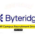 Byteridge Hiring Software Developement Engineer | 2026 Batch