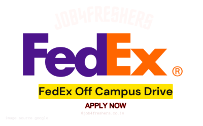 FedEx Off Campus Hiring | Data Analyst | Latest Job Update